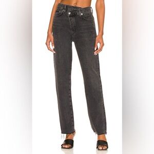 AGOLDE Black Criss Cross Jeans Size 27